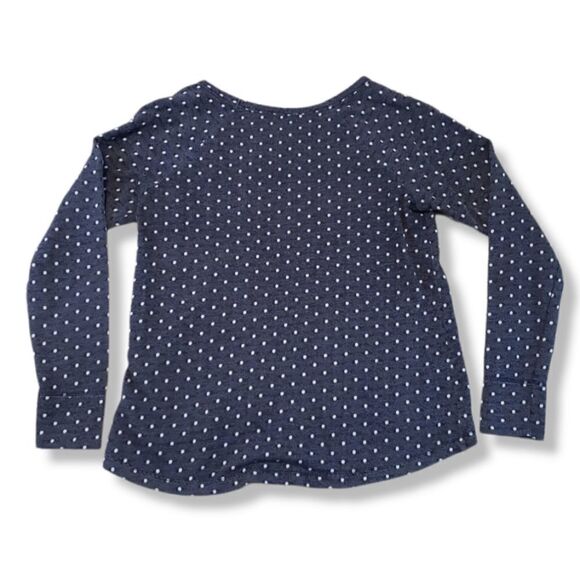 Gap Sweatshirt Size Medium Women's Pullover Thin Lightweight Polka Dots Casual - Picture 2 of 4